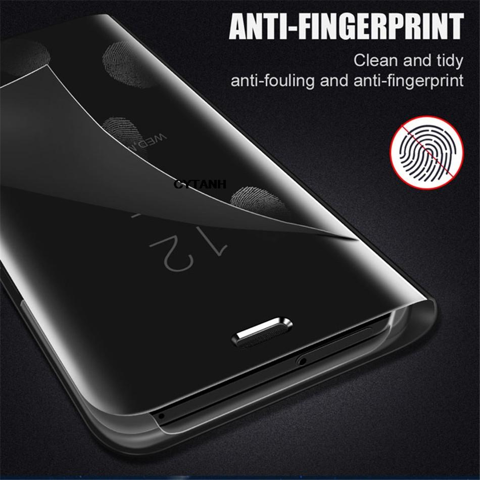 Luxus Smart Mirror Flip Case Für Honor Magic6 Lite X9B X7B X8B Für Honor X8 5G X9A X7 70 50 Magic 5 6 Leder Ständer Handyhülle