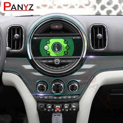 Car Styling Invisible Center Console Dashboard TPU Interior Transparent Protective Film for Mini Countryman F60 2017 Accessories