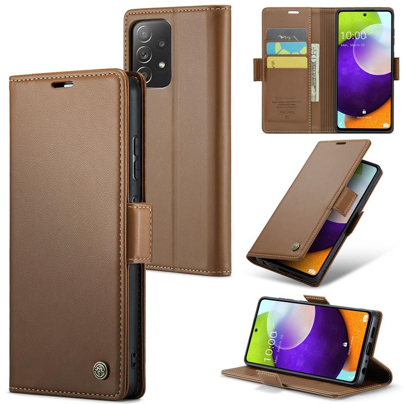 Luxury Leather Case for Samsung A12 A13 A04S A20 A30S M10S A22S A54 A53 A52 A50 A23 A24 A50S A32 M32 A33 A34 A73 A72 A71 Card Pocket Case Back Cover