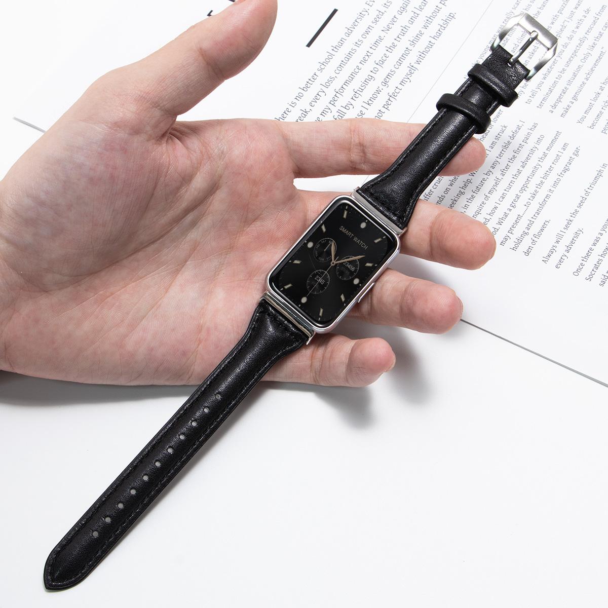 

Slim Leather Band For Samsung Galaxy Watch Fit 3 Smartwatch Sport Band For Galaxy Fit 3 Replacement Women Bracelet Correas for galaxy fit 3