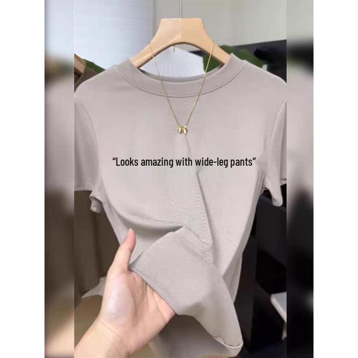 A6 High-Stretch Slim Fit T-Shirt, 92% Cotton, 8% Spandex