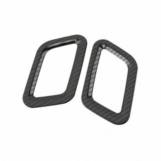 For Nissan Altima 19- Carbon Fiber Steel Dashboard L&R Air Outlet Vent Trim