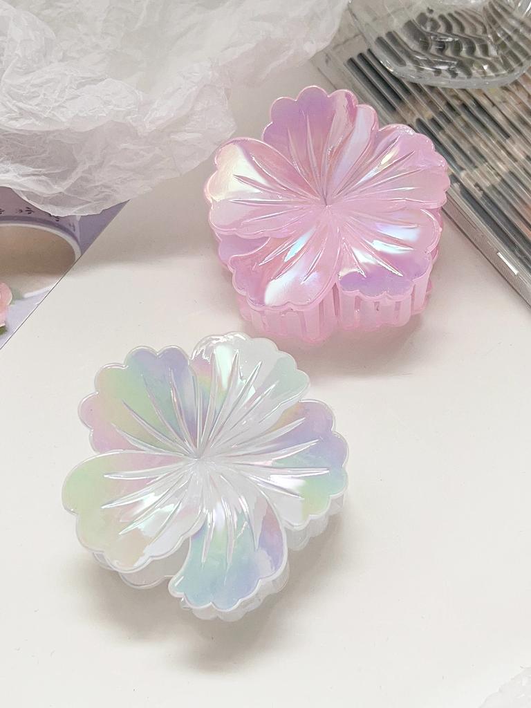 Flower Hair Clips Cute Hair Clip , Big Claw Clip Strong Hold Clip Large Hair Clamps Thin Thick Accessories For Women Girls