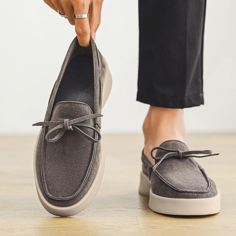 Fashion Men Loafers Outdoor Casual Shoes Comfortable Slip On Flats Breathable Lightweight Lazy Shoes Driving Shoes Walking Shoes