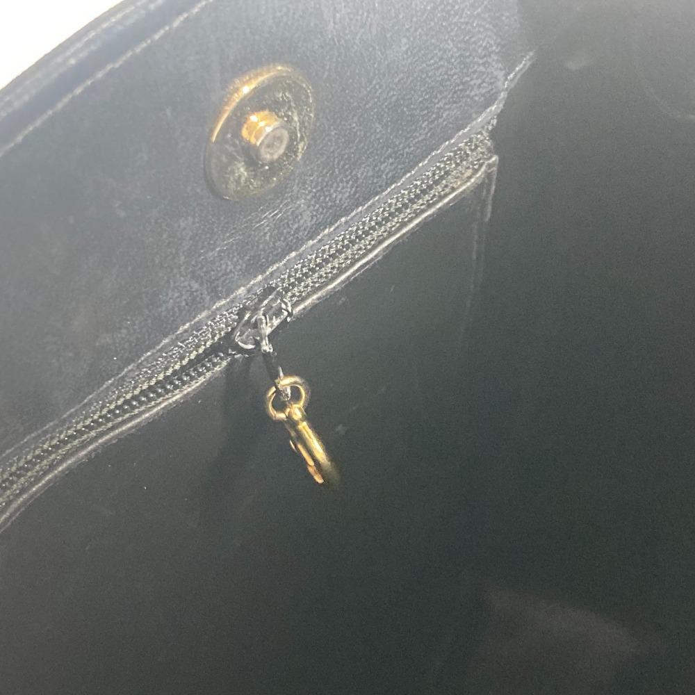 Chanel Vintage CC CC-Marke Umhängetasche Tragetasche Umhängetasche Leder Dunkelblau