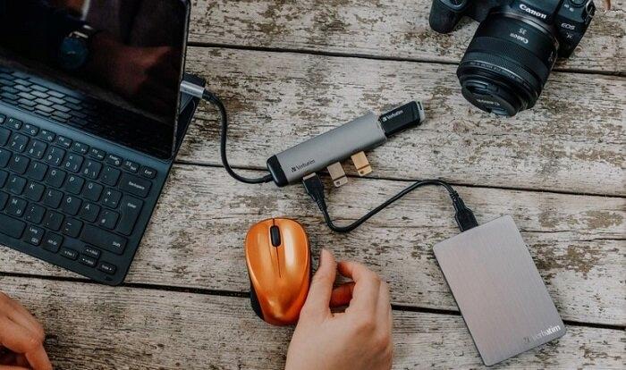 Hub USB Verbatim Multi Port 4x USB 3.0 1x USB-C