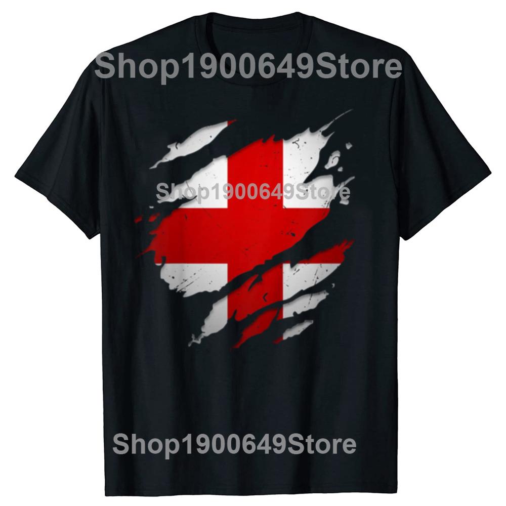 Funny Proud English England Flag T Shirts Summer Graphic Cotton Streetwear Short Sleeve Birthday Gifts Tshirt Mens Clothing