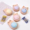Pin Holder Wood Pin Cushion with 100Pcs 38mm Long Straight Sewing Pin for Fabric Sewing Dressmaking Needlework