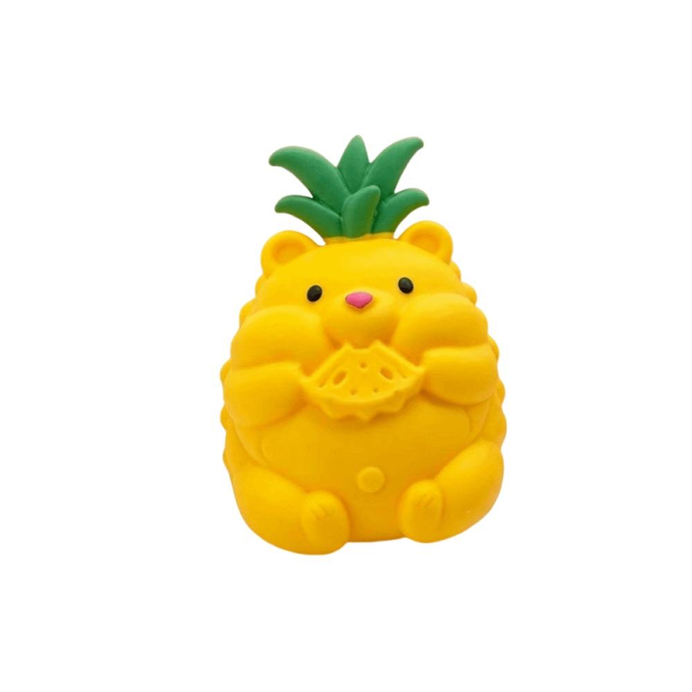 Slow Resilience Pineapple Bear Squishy Toy TPR Material Squishy Pinch Le Pinch Play