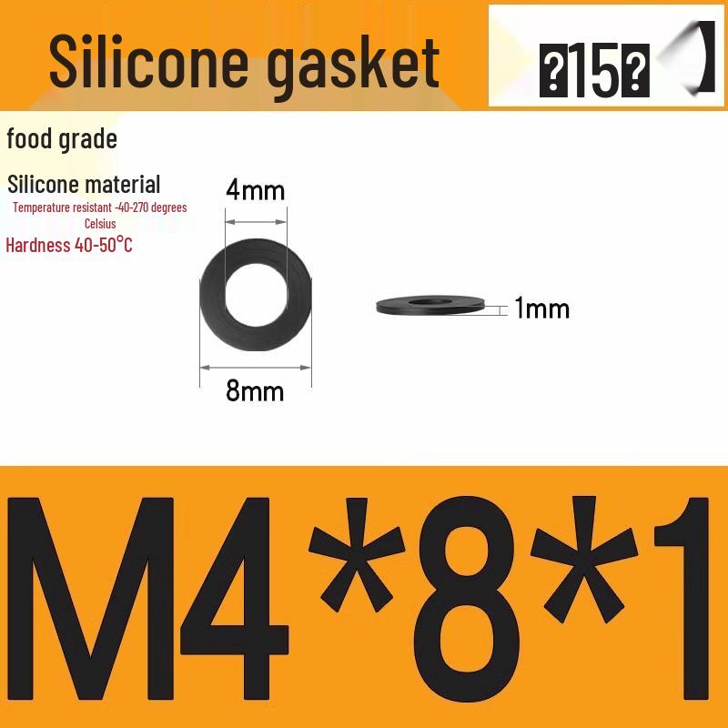 Silicone High-Temp Waterproof Gasket & Shock Absorbing Seal Pad