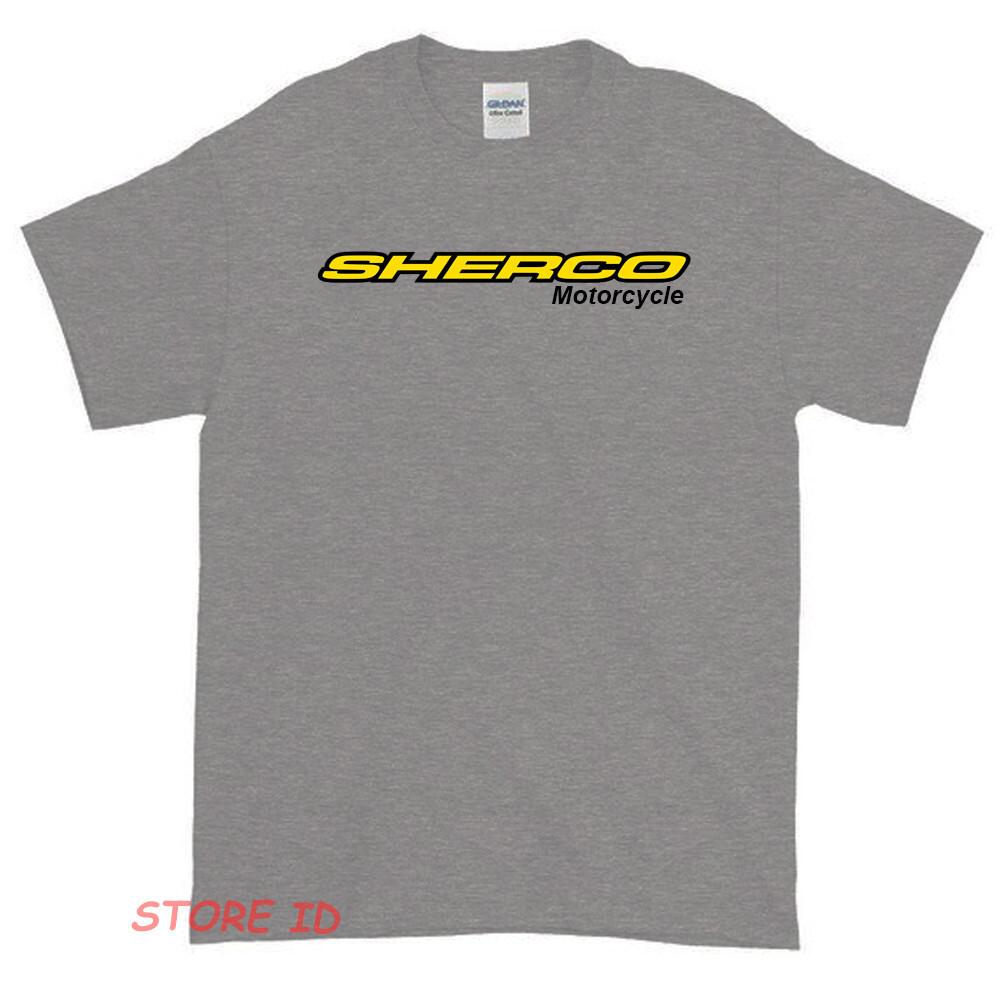 Nové tričko Sherco Motorcycle Logo American Funny T Shirt Velikost S XXL Unisex