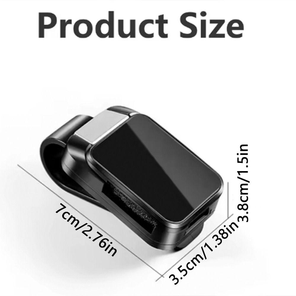 Shock-proof Car Glasses Clip Press Switch Ticket Card Mount Clips  Car Sun Visor Storage