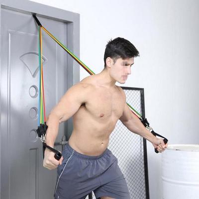 Training zum Aufhängen, Crossfit, Zugschnalle, Tür, Fitness-Seil, Gürtel, Fitnessstudio, Training, Übung, Widerstand