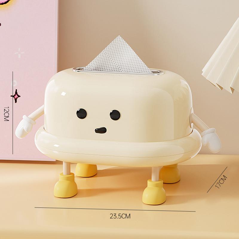 Tissue Box Living Room Premium Sense Home Kitchen Bathroom Paper Box Large Capacity Spring Lift