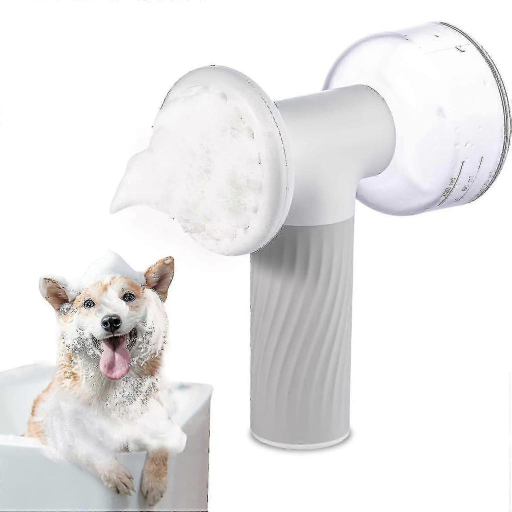 Pet Automatic Bubble Machine Bath Gel Bubble Machine And Dog Bath Bath Liquid Machine Bath Supplies Massage Brush Bubble