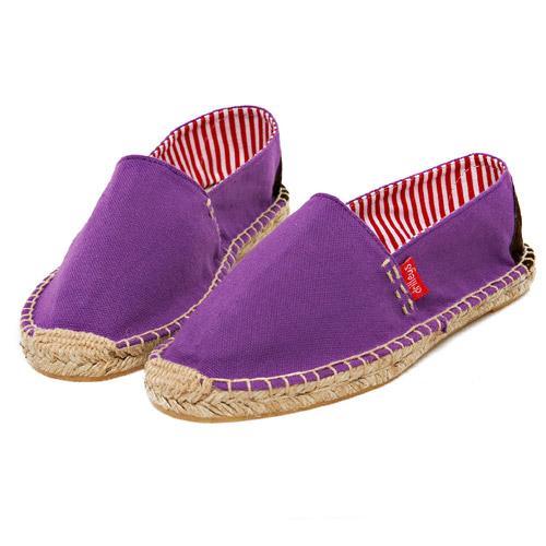Drilleys Espadrille Slip-Ons Violet