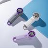 (Light Purple) WH-13 Handheld Fan 10500RPM 100 Speeds Cooling Ice Fan 3600mAh Battery Rechargeable Turbo Fan