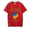 Python I Hate Programming Terminal Design Tshirts Funny Developer Tees I Love Programming Tshirts Short Sleeve Unisex Brand Tshirt