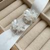 White Acrylic Flower Earrings For Women Romantic Party Wedding Earrings