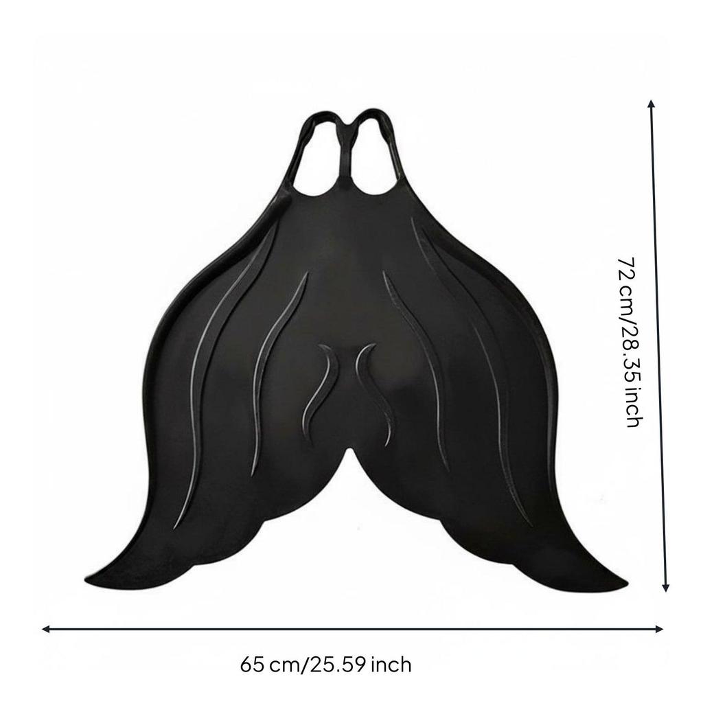 Professional Swimming Fins Mermaid Monofin Silicone Rubber Aquatic Gear Swim