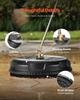 15" Pressure Washer Surface Cleaner 3000 Max PSI Plastic 2 Extended Wands