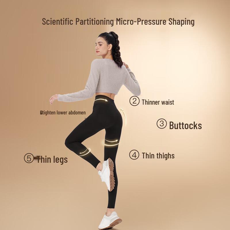 MissWiss Women's Cashmere-Blend Thermal Shark Leggings