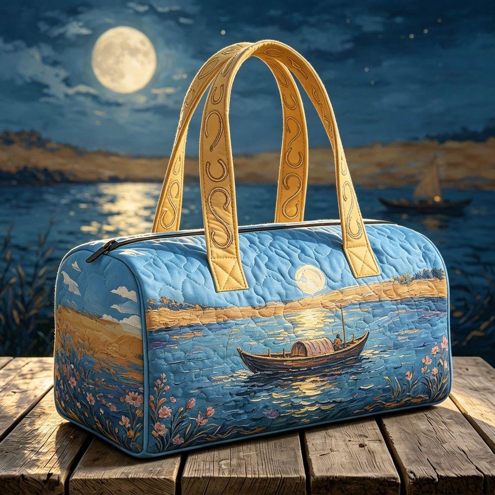 Gesteppte Tragetasche Handtasche für Reisen Fitness Tasche Strandtasche 3D Böhmischer Stil für Kreuzfahrt Urlaub Camping Gemischte Farben Freizeit