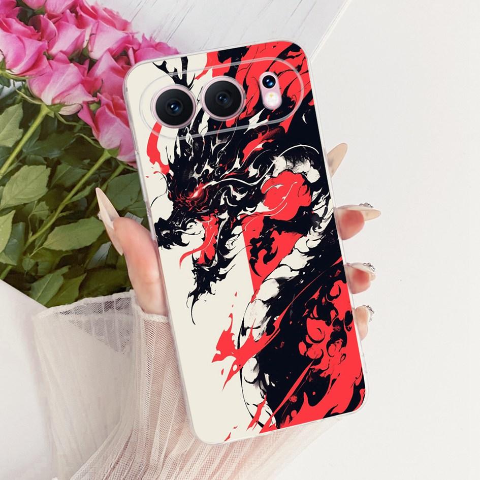 6.55" For Honor 500 5G Case Fashion Flower Bowknot Soft Slim Silicone Phone Cover For Honor 500 Pro Funda MEY-AN00 Honor500 Capa