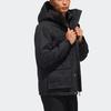 Adidas Down Jackets Men's Black Hooded Moderate 3 In 1 Down Jacket GP2916