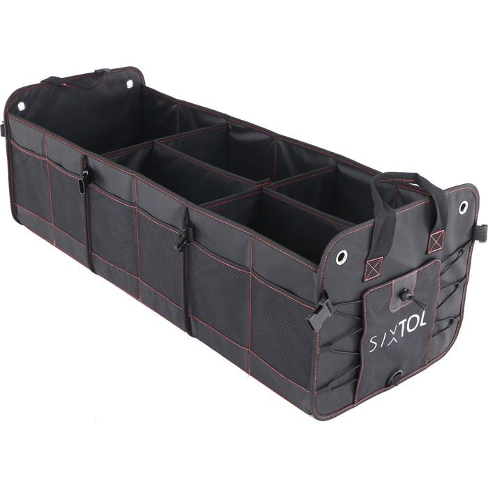 Organisateur De Voiture - SIXTOL - Car Compact 19 Pro - 19 Compartiments - Pliable - Noir