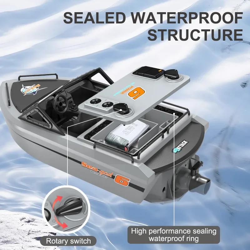 1/12 Rc Boat TX693 2.4G Vortex Jet Go Kart Remote Control Brushless High Speed Racing Boat Model Electric Control Speedboat