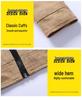 Men's Casual Black Denim Jacket, Versatile Spring & Autumn Workwear, Trendy Turn-Down Collar Top