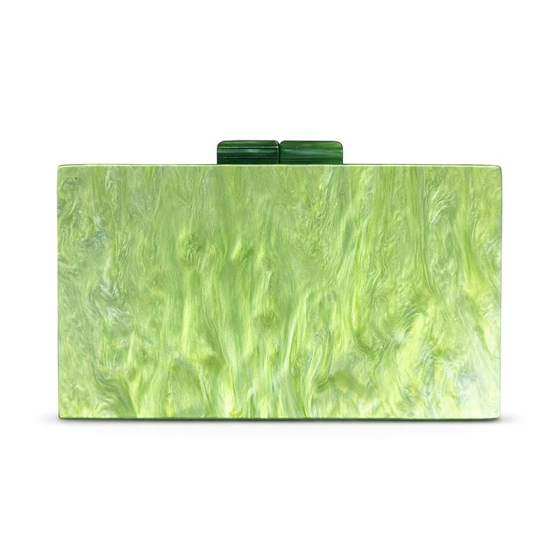 Shoulder Bag New Pearlized Acrylic Banquet Ladies Crossbody Evening Wedding Clutch Bags Crystal Original Brand Wallet Eco Pouch