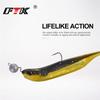 FTK 15 Stück/1 Packung Soft Shad Oar Tail Silikonköder 10 cm Meeresangelköder zum Schwimmen, Swinger, künstliches Angelgerät