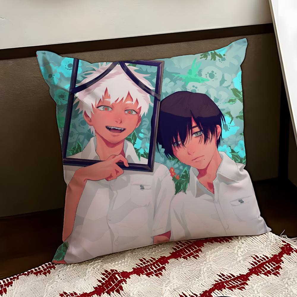 TThe SSummer Hikaru DDied Cushion Cover Reversible Soft Durable Pillow Cover Home Car MultiScene Use for Daily Comfort