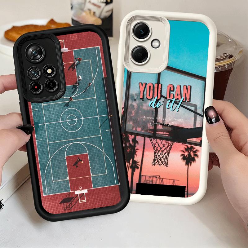 Phone Case for Xiaomi Redmi Note 15 14 13 Pro Plus Basketball Sports Aesthetics Shell 12S 11 11S 11T 5G 14S Soft Silicone Funda