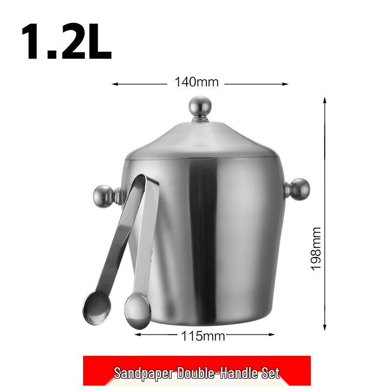 Stainless Steel Insulated Ice Bucket