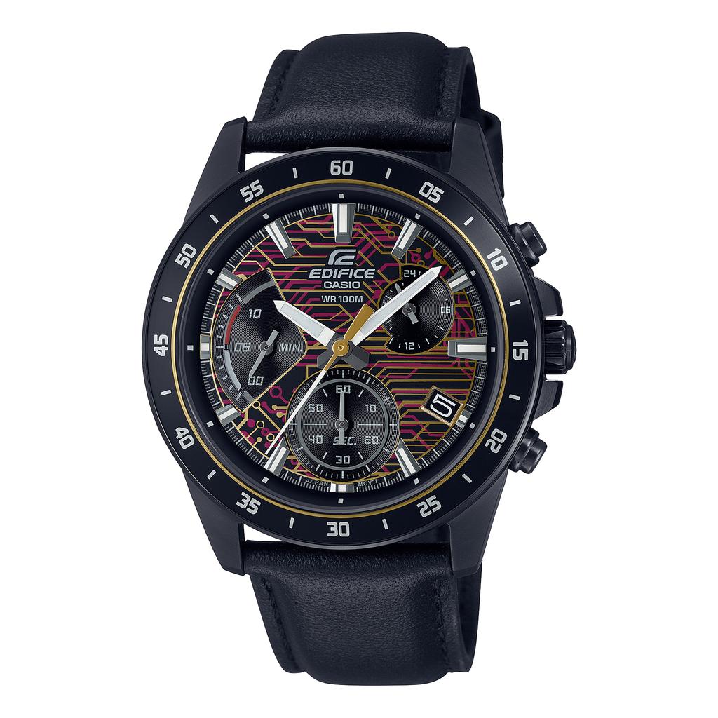 Casio Edifice Men's Stainless Steel 100M Water Resistant Analog Quartz Watch EFV-540CL-1AV