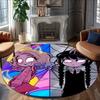 1pc Addams Family Wednesday7 Print Round Carpet Chair Round Carpet Suitable for Bedroom Living Room Home Decorative Carpet
