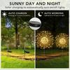 Christmas Solar-powered Firework Lights Garden Landscape Lighting Outdoor Decorative Lights 60/90/120 LED Lawn Lights for Garden and Pathway