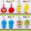 Sesame Street Elmo Portachiavi Peluche Animale Carino Cartone Animato Giocattolo Regalo Per Bambini