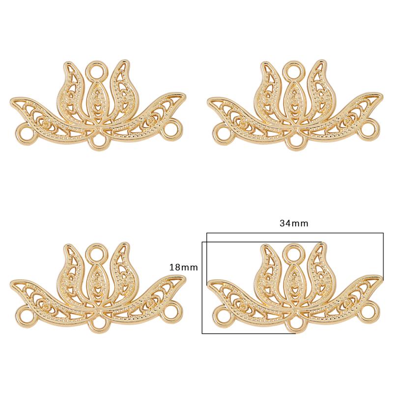 Copper Alloy Charm Pendants for Earrings Necklace DIY Jewelry Making Accessories