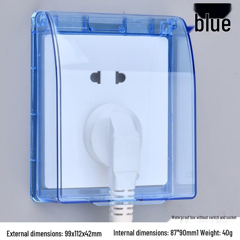 Waterproof Bathroom Socket Cover for Shower & Water Heater Protection