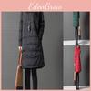 Women Winter Warm Quilted Coat Pullover Dress Long Sleeve Loose Tops Plus Size For Ultimate Comfort And Style
