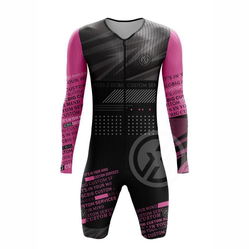 Mens Triathlon One-Piece Cycling Jersey Road Bike Racing