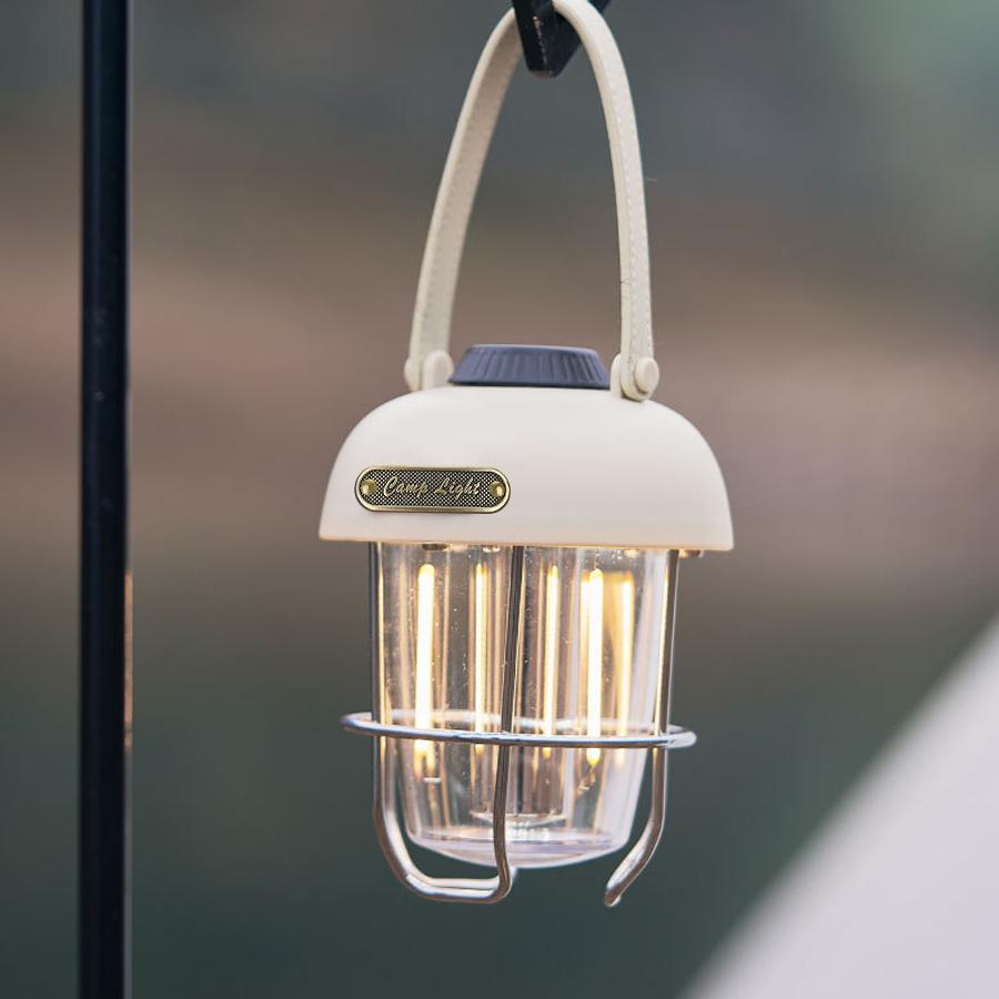 Rechargeable Camping Lantern Stepless Dimming Led Portable Waterproof For Hiking Fishing Emergency Home Power Outages Indoor Out Decor