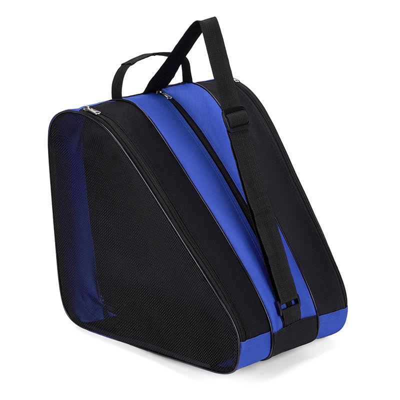 

3-Layer Hockey & Ice Skate Bag, Large Capacity with Heavy-Duty Shoe Storage, Adjustable Shoulder Strap & Logo Window