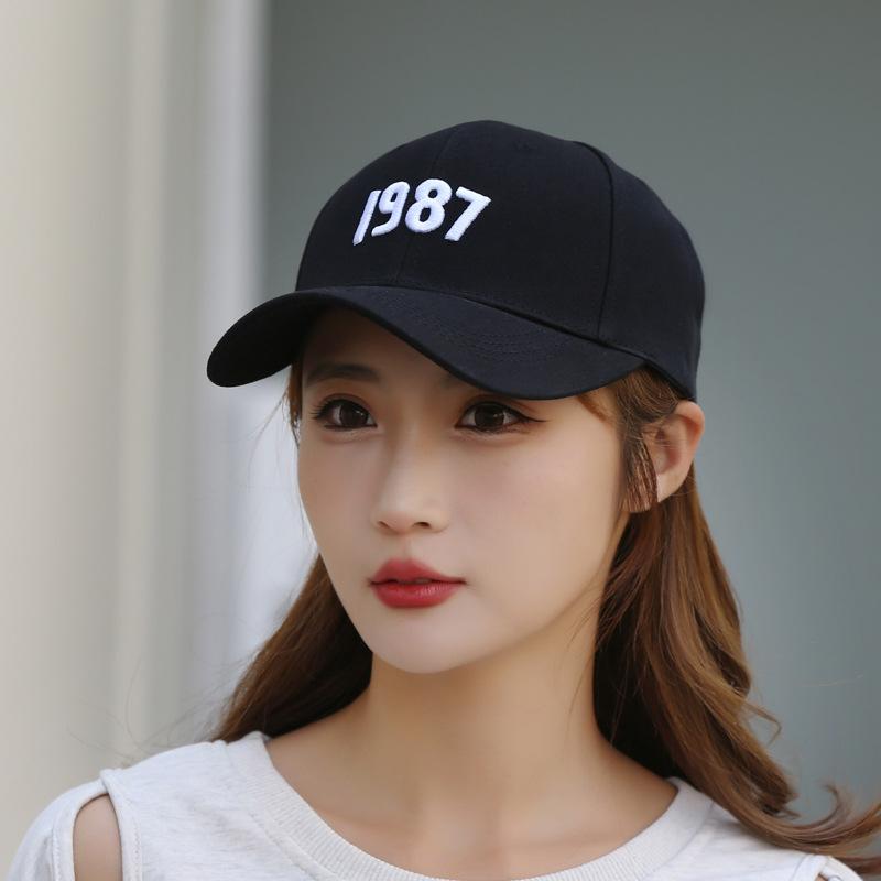 Four Seasons New Cap Children's Summer Hard Top Sunscreen 1987 Baseball Cap Men's and Women's
