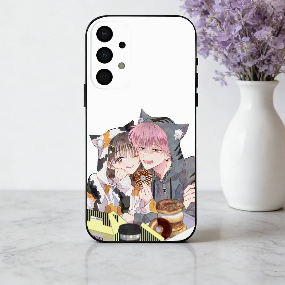 T-Tamon s B-Side-E phone Case For Samsung Galaxy A73,A72,A71,A70,A53,A52,A51,Others Soft Black Shell