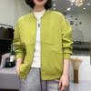 Women's Spring & Autumn Cotton Baseball Jacket - Versatile Plus Size Casual Wear